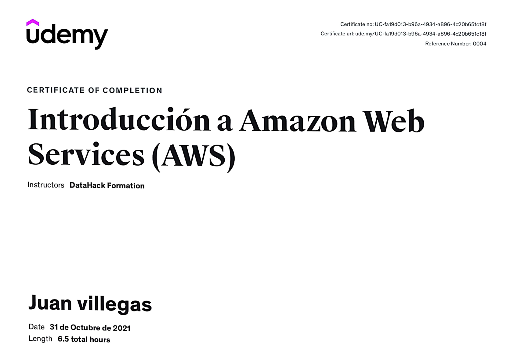 Introducción a Amazon Web Services (AWS)
