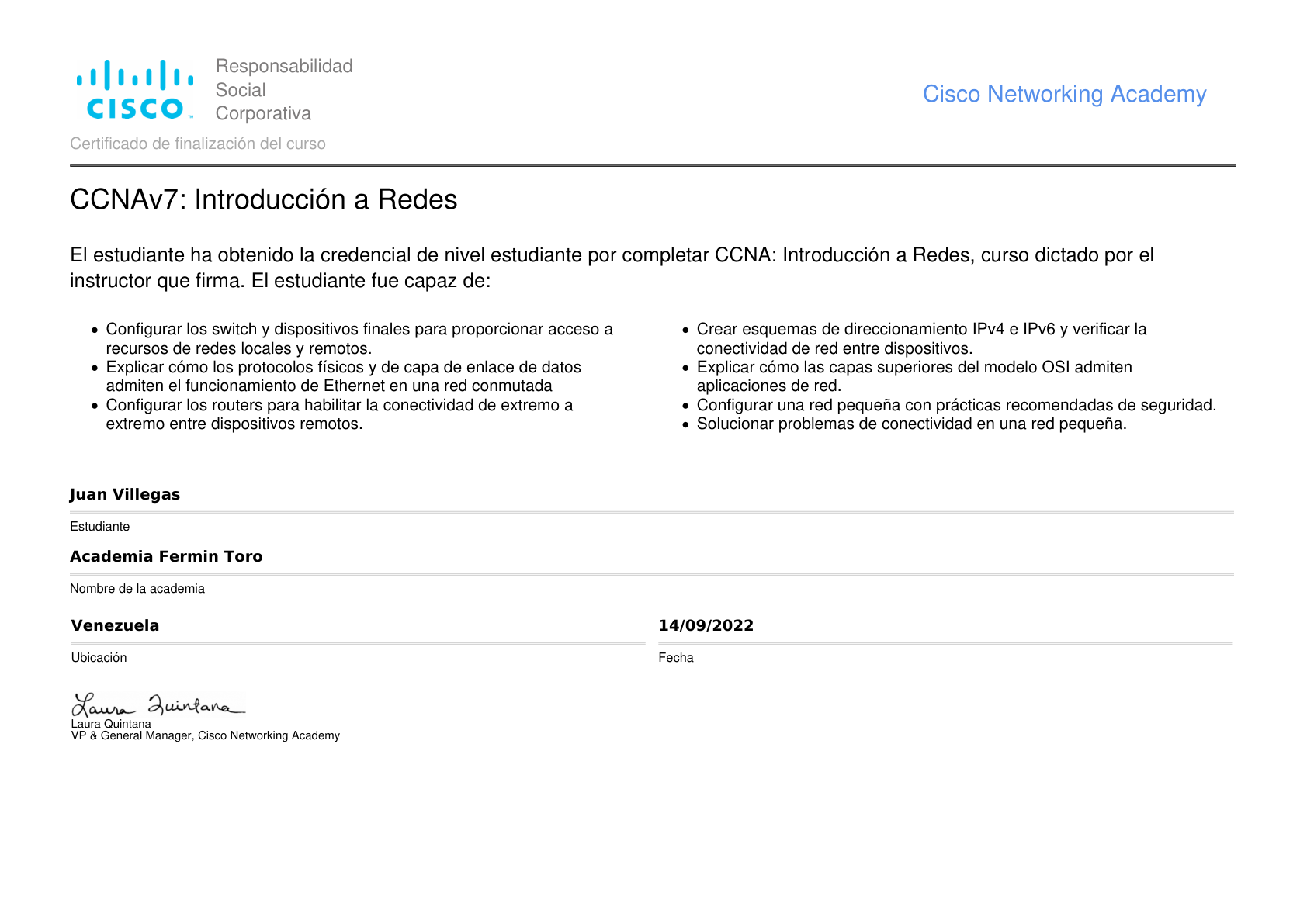 CCNA: Introducción a Redes