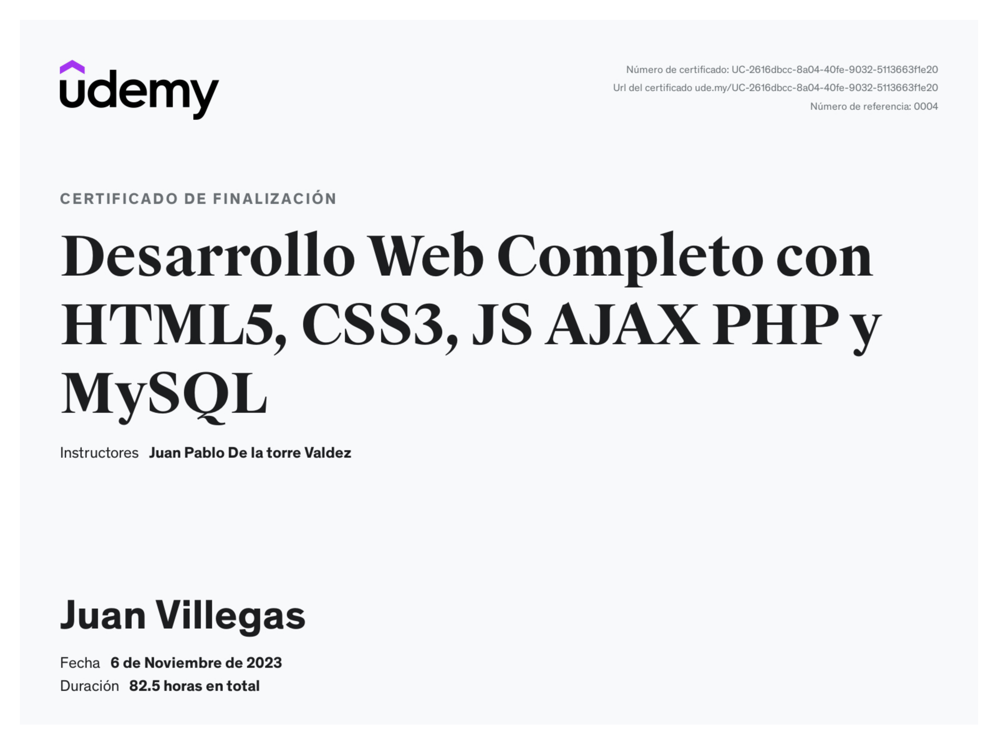 Desarrollo Web Completo con HTML5, CSS3, JS AJAX PHP y MySQL