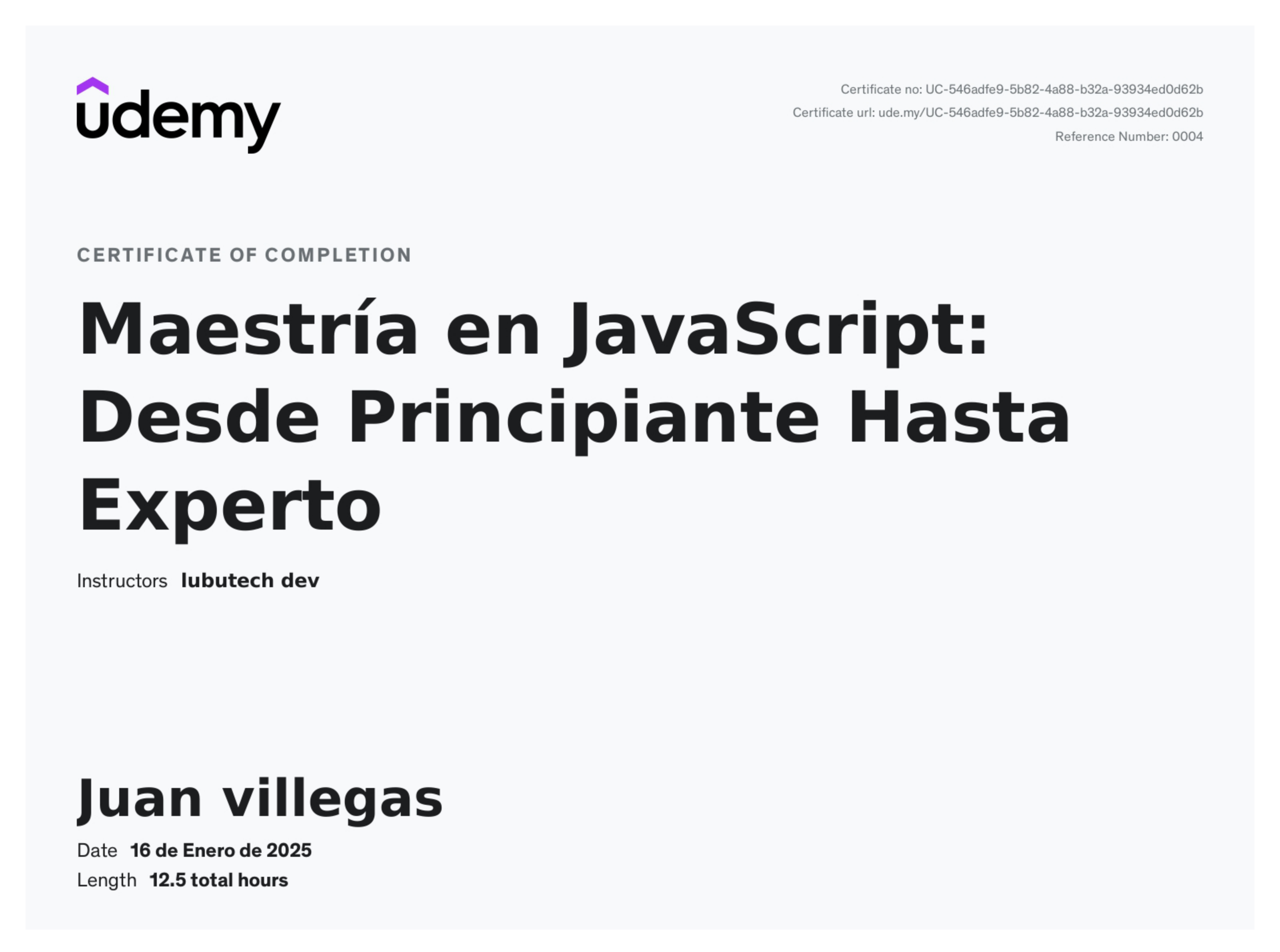 Maestría en JavaScript: Desde Principiante Hasta Experto
